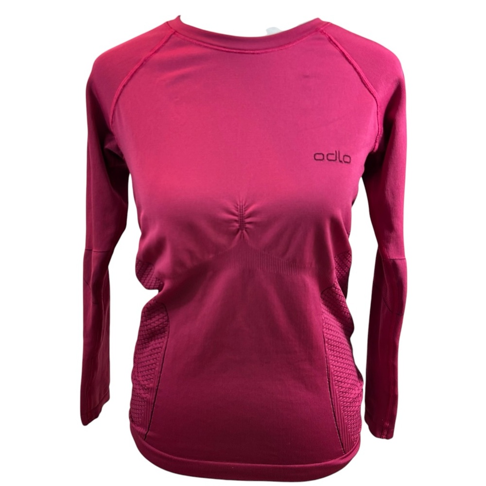 Ladies Oslo Evolution‎ Warm Base Layer Long Sleeve Top Size XL Red/Pink